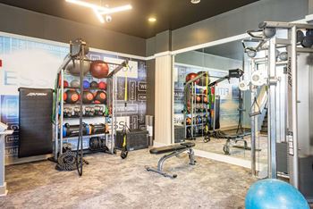Gym at The Masonry Apartments in Richmond VA